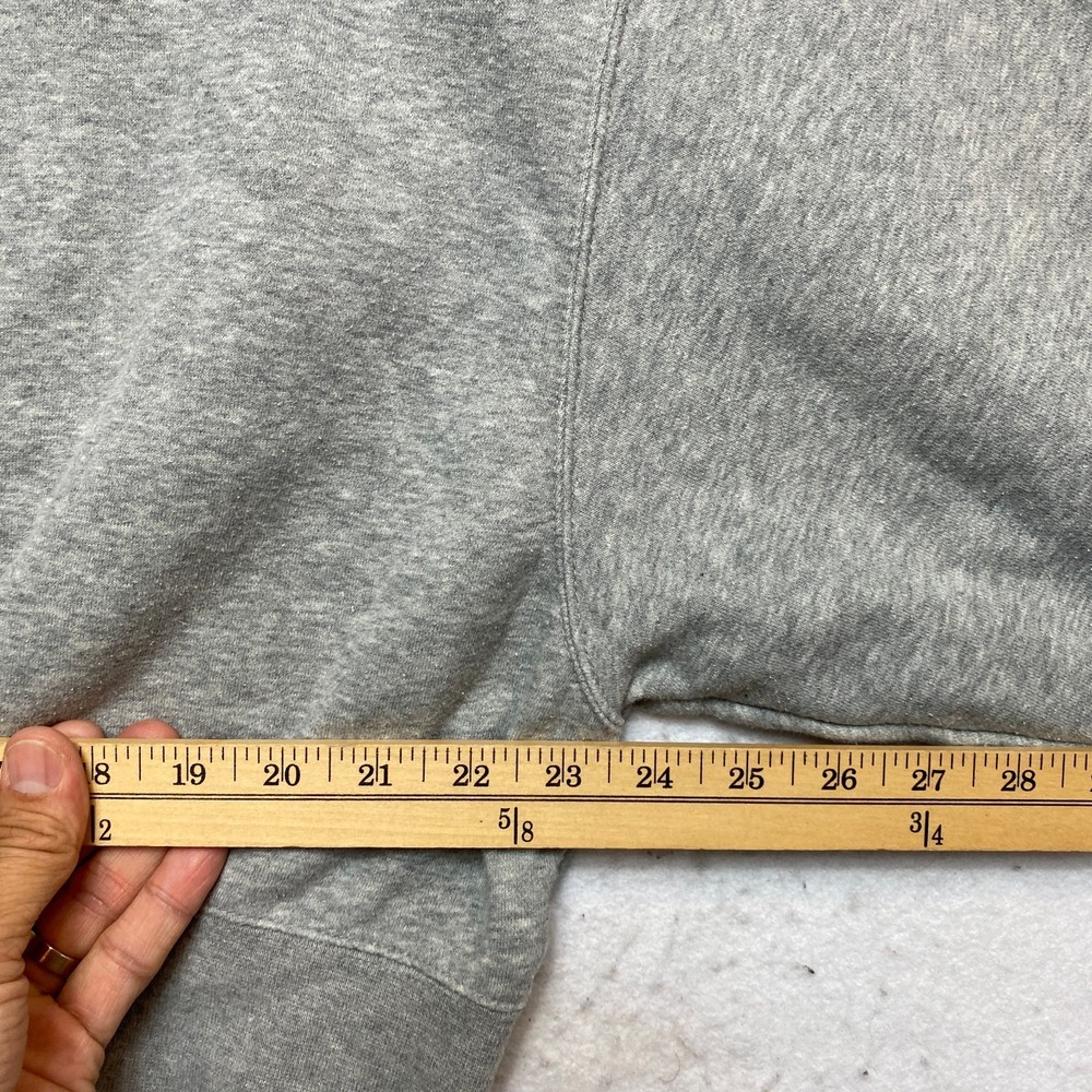 Nike Sportswear Sweatshirt Womens Small Gray Oversized Crew Cropped Pullover - Picture 6 of 9